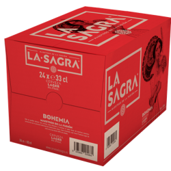 La Sagra Bohemia botella 24 x 33 cl.