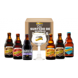 Pack  Kasteelbier variedades + copa