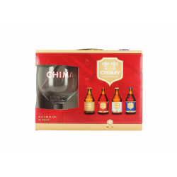 Chimay 4 botellas variadas + copa